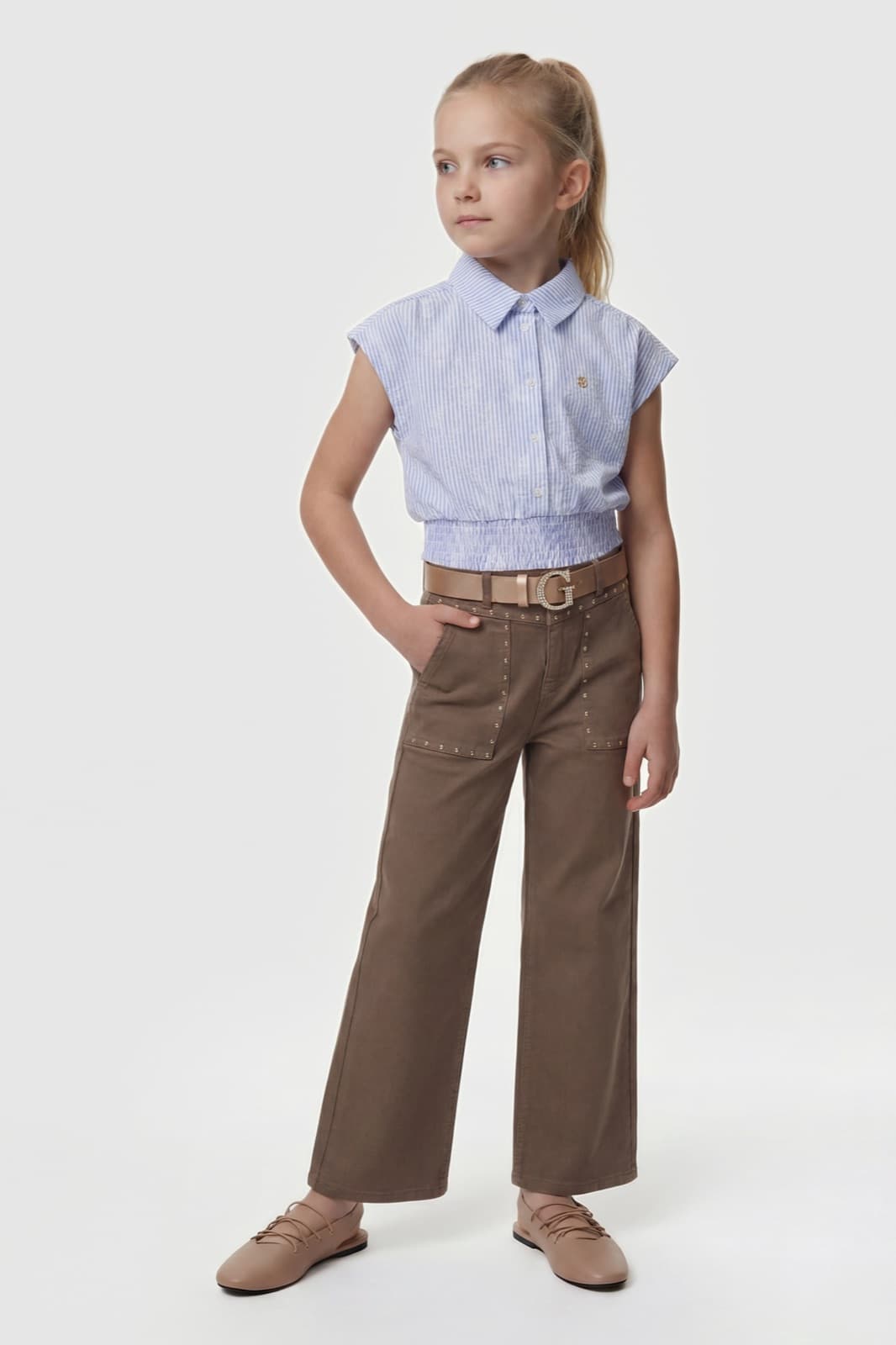 Guess denim total look, worn